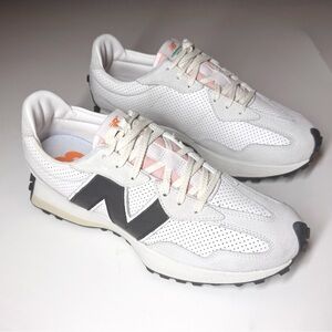 New Balance Men’s 327x Casablanca Idealiste Shoes White/Gray MS327CBC Size-11.5